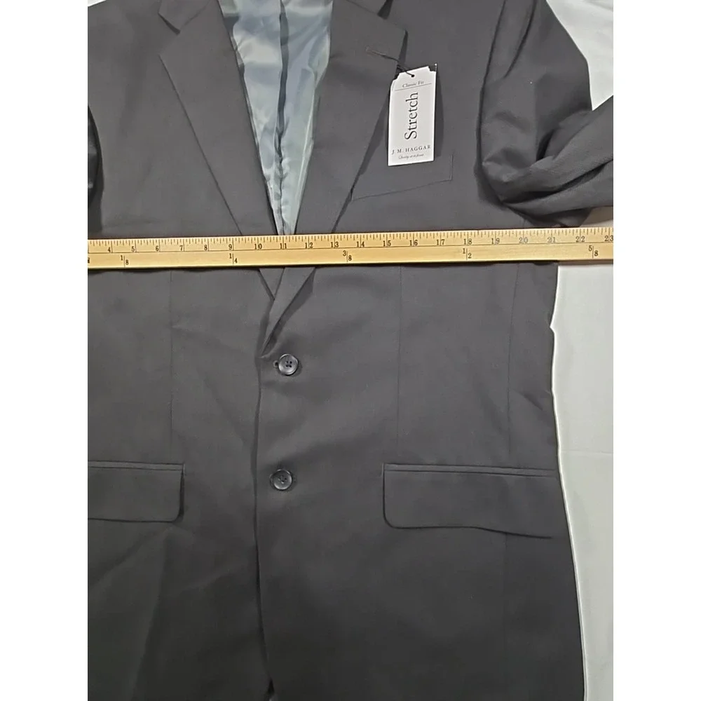 NWT Haggar Stretch Blazer 40R Classic Career Sport‎ Coat Men's